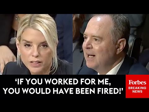 BREAKING NEWS: Adam Schiff And Pam Bondi Have Shocking Clash Over Homan 'Corruption' Claims