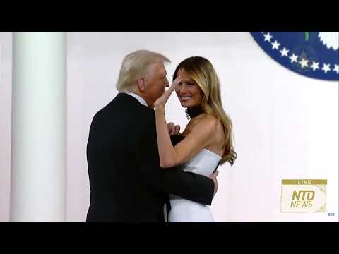 🔥在川普的就職舞會上，川普和第一夫人共同跳了第一支舞，萬斯與第二夫人也加入一同起舞。