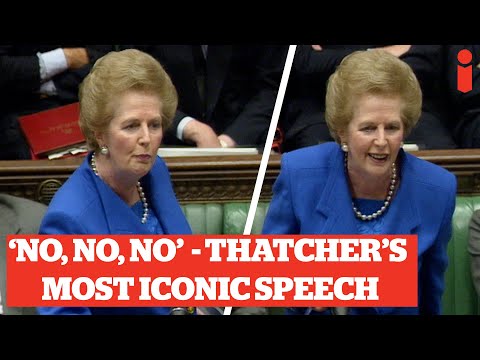 'No, No, No!" Margaret Thatcher's Most Iconic Speech