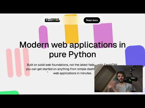 Exploring FastHTML: making webstuff easier for Python people