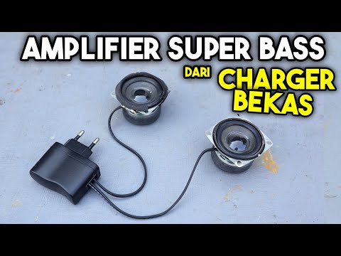 How to make a super bass amplifier from an old cellphone charger