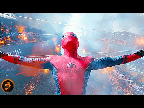 Spider-Man & Iron Man Join Forces: Epic Ferry Rescue | SPIDER-MAN HOMECOMING | Tom Holland
