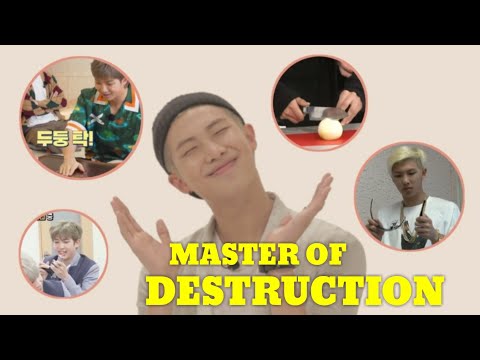 RM DESTROYING THINGS AND BEING CLUMSY