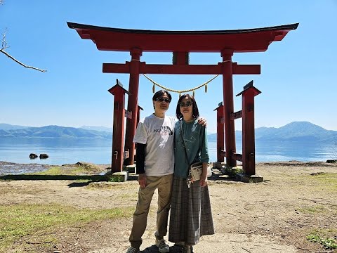 猴弟弟旅行二三事-- 日本東北自駕遊 秋田田澤湖、浮木神社、御座石神社