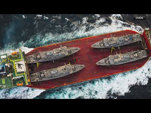 Two US Navy guided-missile destroyers clearing mines in Strait of Hormuz, US Central Command says