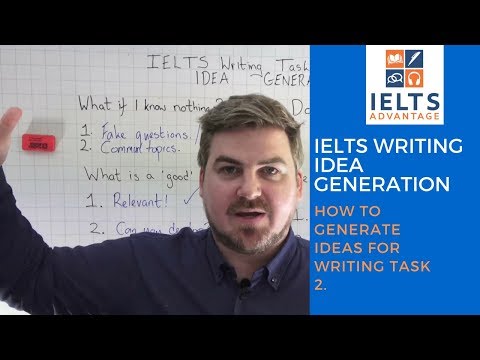 IELTS Writing Idea Generation