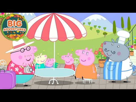 Peppa Pig Goes on a SUNNY Holiday Adventure☀️Peppa & George: Italy Fun | Cartoon for kids | 20 Mins