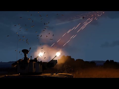 Monstrously Powerful US Army C-RAM and CIWS System in Action
