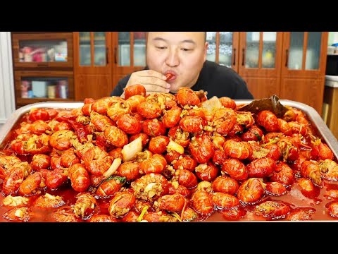 🔥【麻辣龙虾尾】阿强实现龙虾尾自由！麻辣龙虾尾Q弹爽辣，拌面秒空盘！