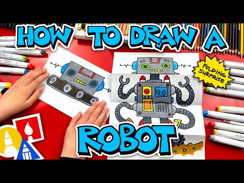 How To Draw Robot Folding Surprise