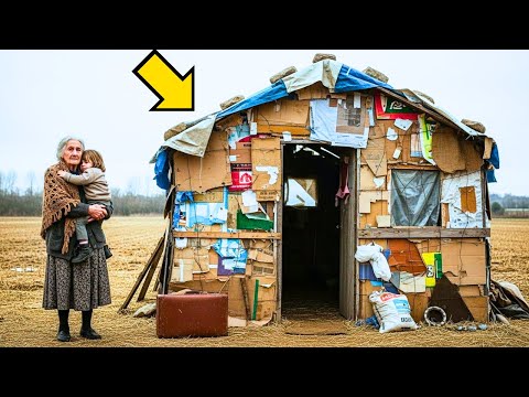Su Hija Le Dejó A La Abuela Solo Una Choza Hecha Con Lo Que Encontró En La Basura, Pero Lo Que...