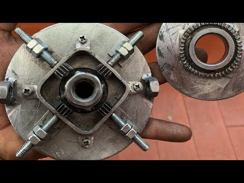 MANDRIL CASEIRO, Placa para torno mecânico, make your own chuck, DIY, INVENTOS E IDEIAS