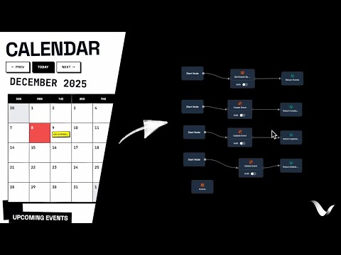 Create a calendar app with VibeFlow