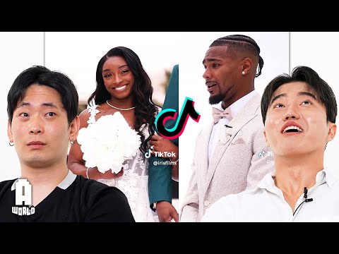 Koreans react to "Groom Cries Seeing His Bride" TikToks!