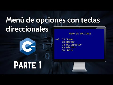 Menú de opciones con teclas direccionales en C++ - Parte [1/3]