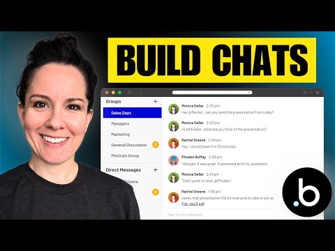 How to Build a Messaging App on Bubble (Get the Template)