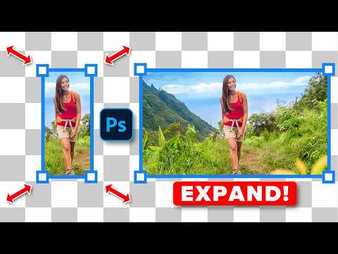 Turn Your Portraits into Epic Landscapes: Easy Photoshop Tutorial!