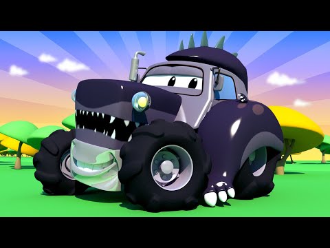 Малярная Мастерская Тома - Трактор Бен - Годзилла - Автомобильный Город 🎨 детский мультфильм