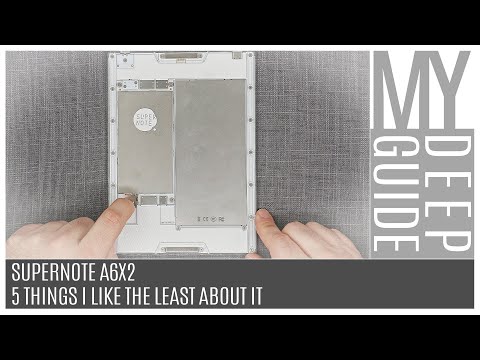 Supernote A6X2: 5 Things I Like the Least About It