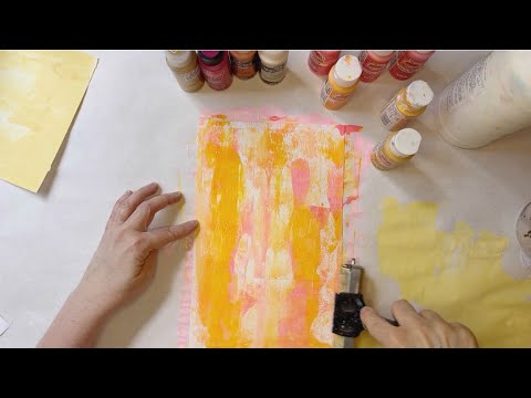 Quick & Easy Painted Patterned Papers for Art Journaling & Collage—How To