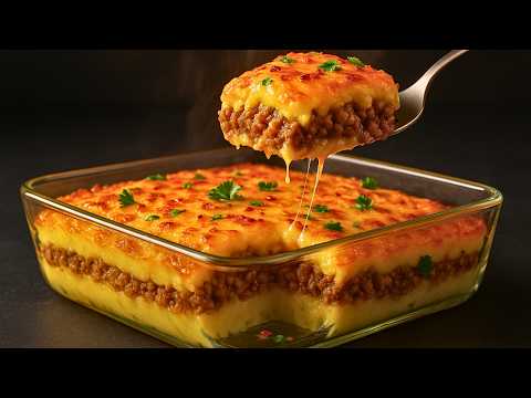 Käse-Hackfleisch-Kartoffelauflauf (Mozzarella) — One-Pan, alle wollen Nachschlag