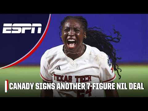 NiJaree Canady signs second $1M+ NIL deal at Texas Tech softball 🔥 | ESPN College Softball