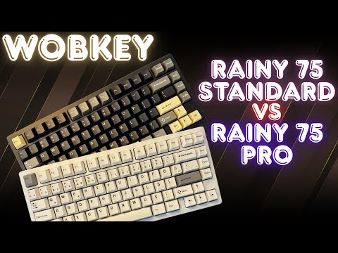 Wobkey Rainy 75 Standard VS Rainy 75 Pro Quick Comparison