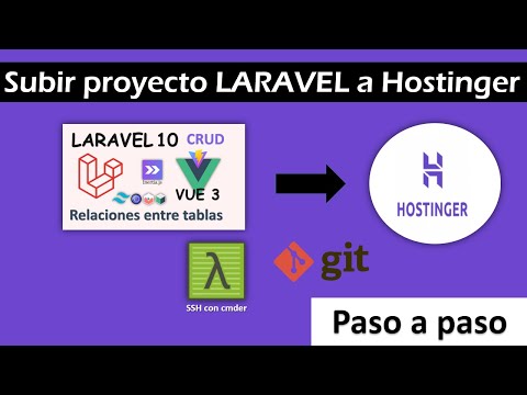 Upload Laravel Vue Inertia project to Hostinger deploy using Git
