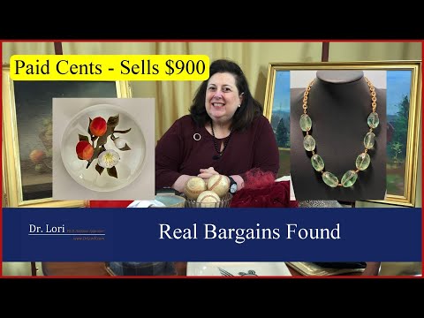 Real Bargains Found in Goodwill Bins & Bluebox | Tiffany, Paperweight, Jewelry, Silver by Dr. Lori