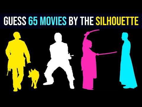 Guess the Movie by the Silhouette | 65 Films Fun Quiz