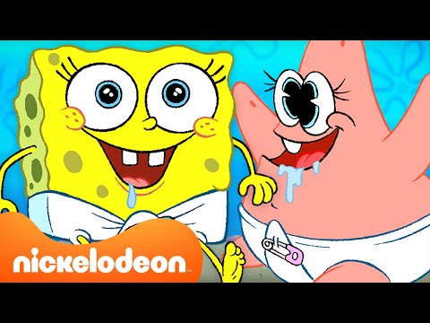 Губка Боб | Самые милые моменты СпанчБоба! 🤗 | 30 минут умиления | @SpongeBobOfficial | Nickelodeon