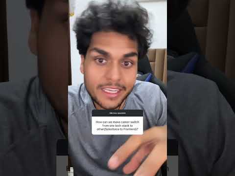 Wanna switch your career from one tech stack to another?