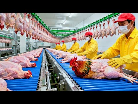 Inside the Chicken Factory : How Burger King Makes 20 Million Nuggets Daily ( Full Process )