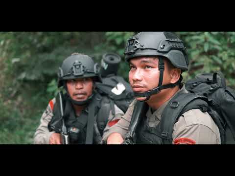 BRIMOB PERANG | Latihan Jungle Warfare Kompi 2 Batalyon B Pelopor Satbrimobda Aceh