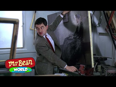 Mr. Bean Can't Fix This Painting | Bean The Movie | Mr Bean World