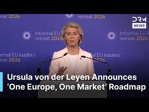 FULL SPEECH: Ursula von der Leyen Reveals EU’s “One Europe, One Market” Roadmap for 2026 | AC1N