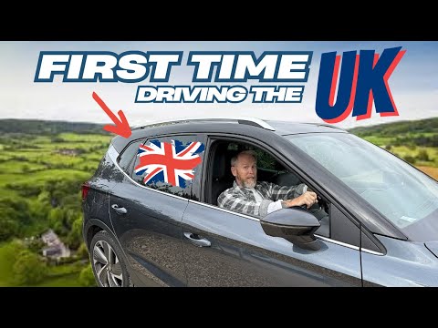 US Driving vs UK Driving!!! (Americans FIRST TIME on Left Side)