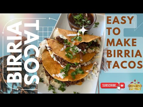 EASY TO MAKE BIRRIA TACOS | CHEF ROLO