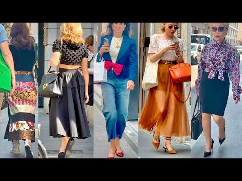 2025 MAY STREET FASHION ☀️🛍️MILAN FASHIONISTAS ON STREET STYLE & MILAN SUMMER 2025 SHOPPING #vogue