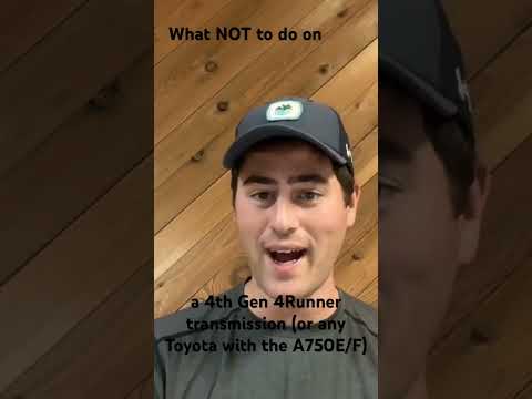 Do you have a used #toyota  #4thgen4runner? If so, read this to prevent damage to your transmission