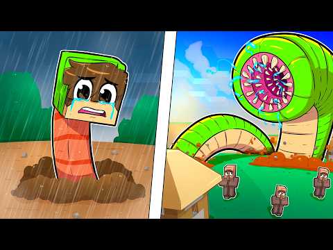 I Played as an WORM In Minecraft