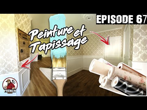 🦇 Rénovation d'une maison abandonnée - EP67 - Peinture et Tapissage.