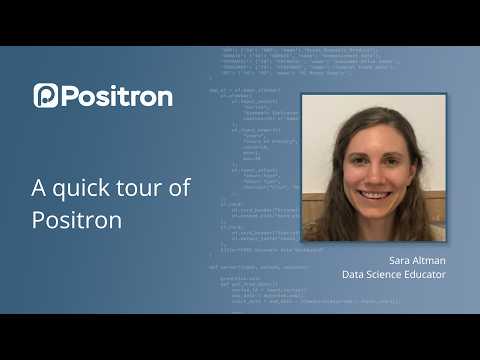 A quick tour of Positron