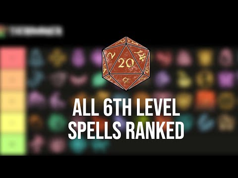 The Best Spells in the Game! - BG3 6th Level Spells Tier List
