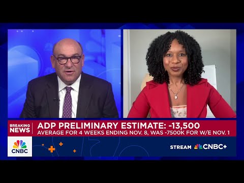 Private payroll losses accelerated in the past four weeks, ADP reports