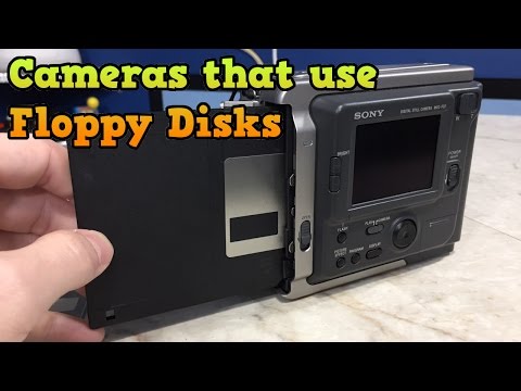 Back when cameras used... Floppy Disks?  Sony Mavica