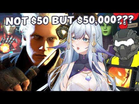 THIS WAS FOR $50,000?!? | LORE ACCURATE VERGIL TheRussianBadger | VTuber Reacts