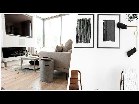 75 Living Space With A Hanging Fireplace And A Plaster Fireplace Design Ideas You'll Love 🔴