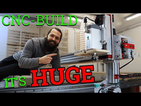 I built a HUGE CNC ROUTER for woodworking || CNC build kit 4x8 (1.25 by 2.5m)
