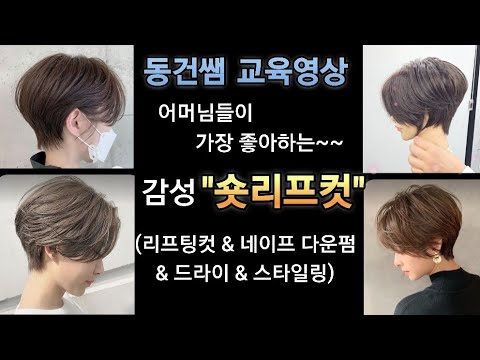 감성 "숏리프컷"으로 스타일 만들기~! #동건쌤교육영상 #동건쌤 #동건쌤아카데미 #동건쌤미용실 #숏리프컷 #리프컷 #리프팅컷